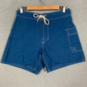 Alex Crane Rama Board Shorts Mens Small Indigo Plastic-Free Bananatex Beach Swim